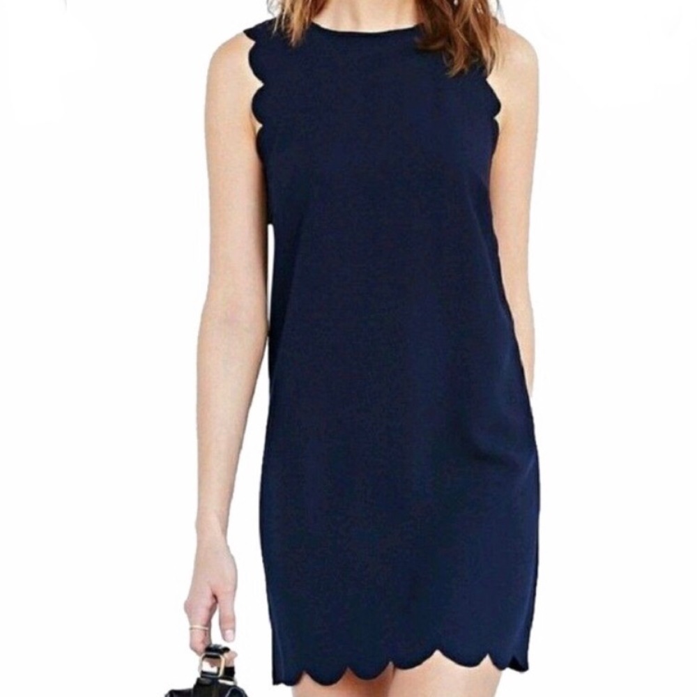 J Crew Scallop Trim Dress (6)